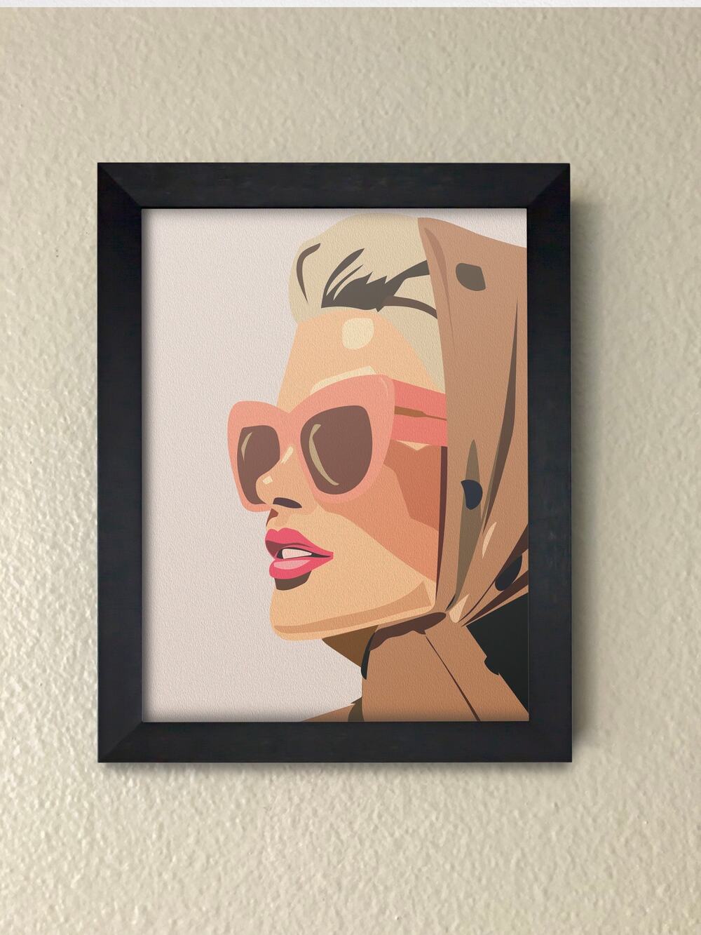 Lady in the Sun Framed Wall Art